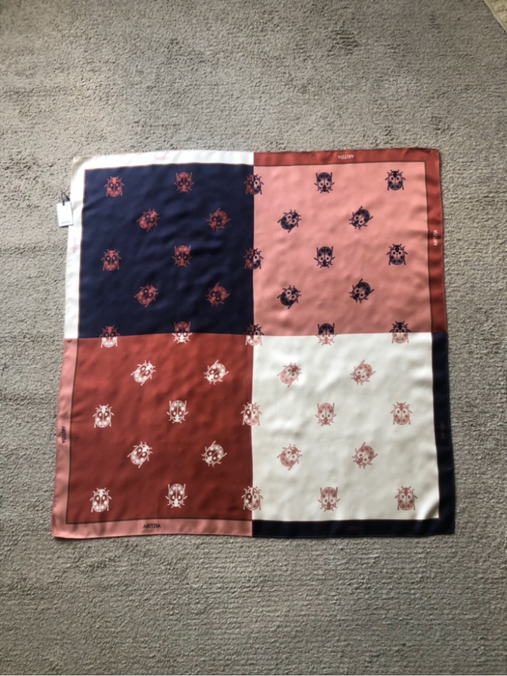 Aritzia Large Silk Scarf. NWT. - Picture 2 of 8